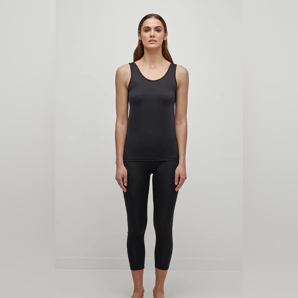 NWT UCHUU MONTREAL Basic 3/4 Leggings - Black - Size S (4-6) - Picture 2 of 10